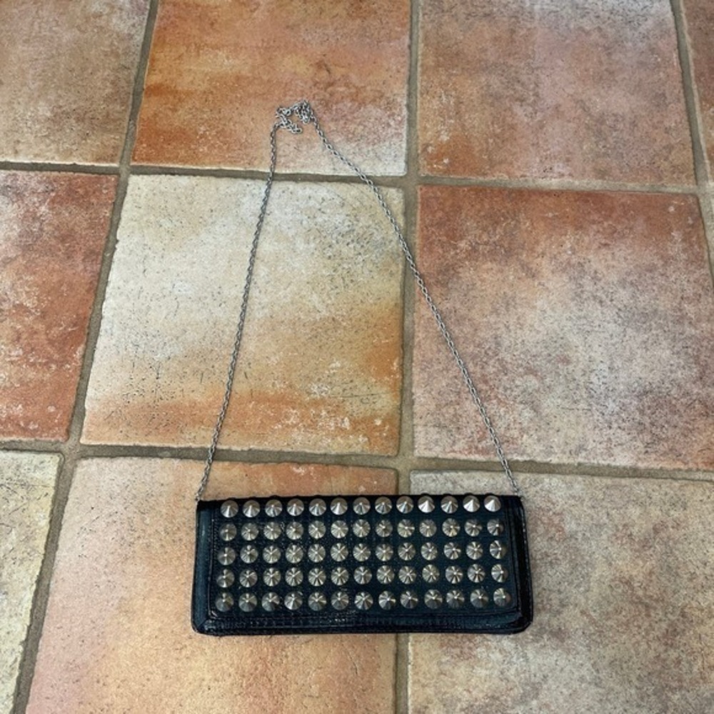 Vintage MMS studded chain strap crossbody /Clutch
